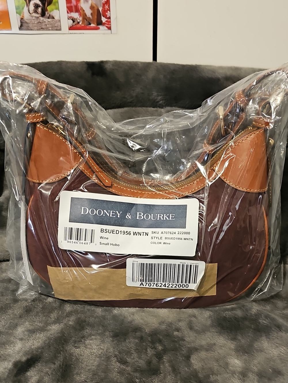 Dooney & Bourke Suede Small Hobo